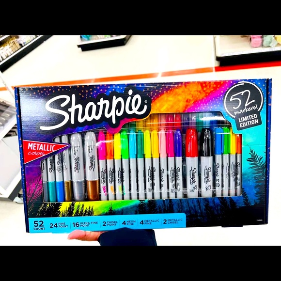 Sharpie Art Limited Edition 52 Count Sharpie Set With Metallic Colors Poshmark
